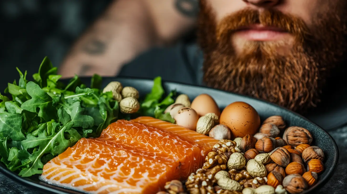 Integratori e dieta per supportare la crescita della barba